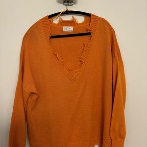 Before You tattered sweater